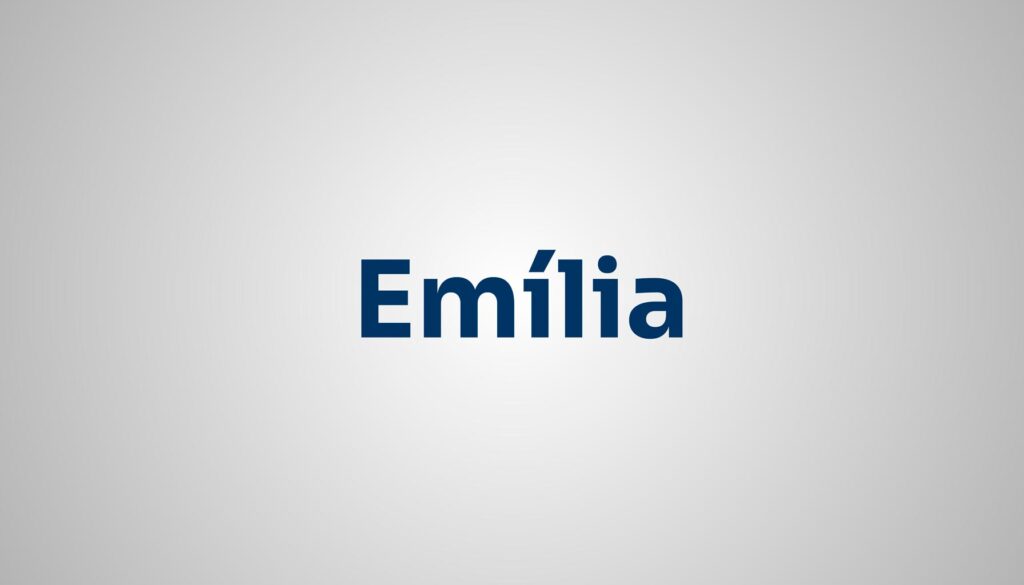 significado do nome Emília