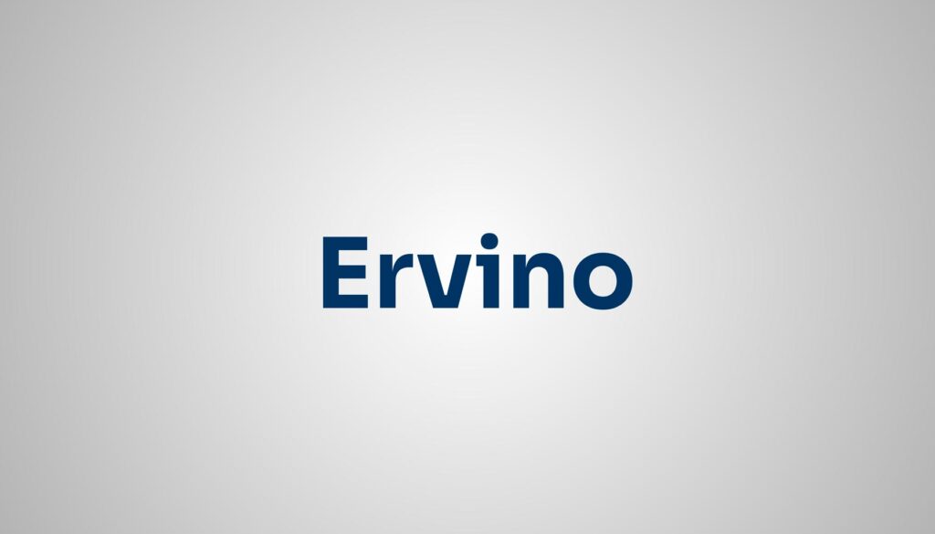 significado do nome Ervino