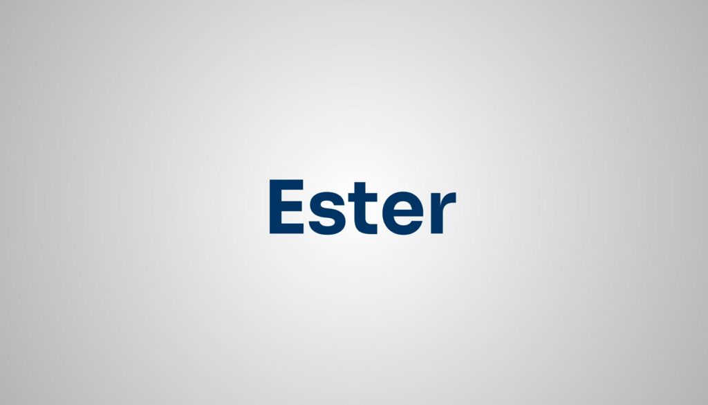 significado do nome Ester