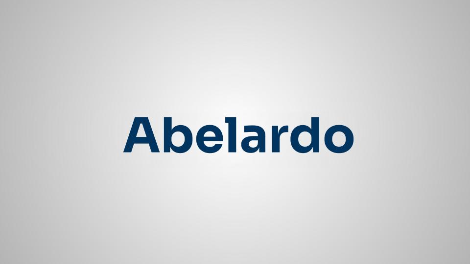 qual o significado do nome Abelardo