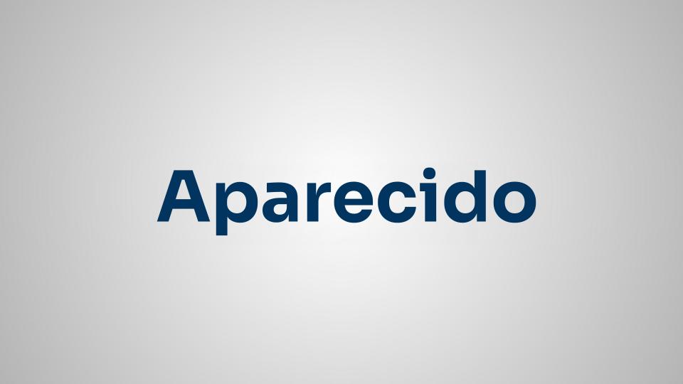 qual o significado do nome Aparecido